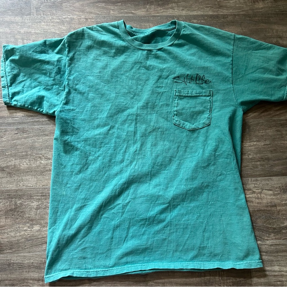 Salt Life Blue Short Sleeve Tee